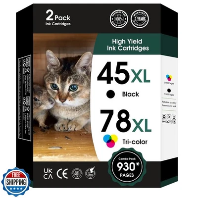 45 78 Tintenpatronen Kombipack kompatibel für HP Deskjet 1220c-ps 930C 952C 9 - Bild 1 von 4