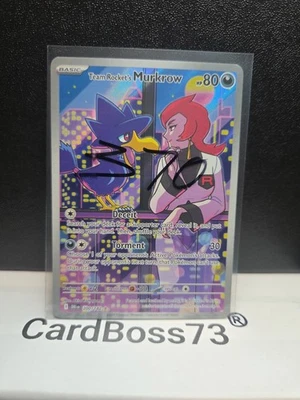 Team Rocket's Murkrow 200/182 Sv10: Destined Rivals Holo - Image 1 of 4