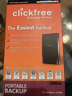 clickfree automatic backup - Image 1 of 4