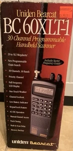 Uniden Scanner BC60XLT-1 Bearcat Ręczne mobilne 30-kanałowe 10-pasmowe radio - Zdjęcie 1 z 7