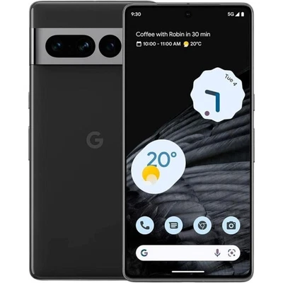 Google Pixel 7 Pro 5G - 128GB - Dual-SIM - Ohne Vertrag - Obsidian Black Schwarz - Bild 1 von 4