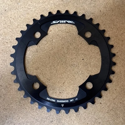 Plato delantero Shimano Saint 36 dientes, SM-CR82, DynaSys 10, 104 mm BCD 36t Foto 1 de 4