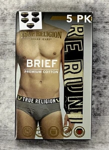 Herren True Religion Slips Größe Medium (32”-34”) 5er Pack Premium Baumwolle - Bild 1 von 2