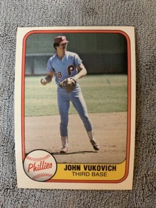 1981 Fleer Baseball Cards - Individual Picks Very Good Condition