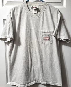 Vintage 2004 Black Hills Dealer Harley Davidson Rally Gray T Shirt Men’s Large - Picture 1 of 14