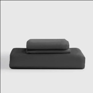 ¡NUEVO SIN ETIQUETAS! ¡Sábana y fundas de almohada de bambú orgánico Quince! Talla Completo (616) - Imagen 1 de 9