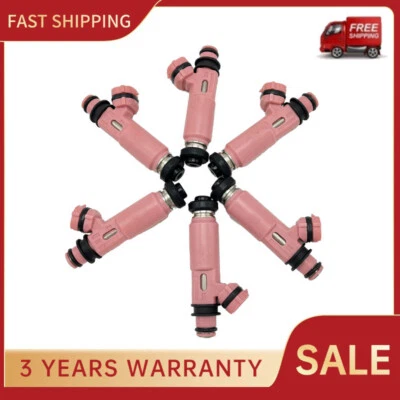 Juego de 6 inyectores de combustible para 2004-2006 Lexus ES330 RX330 Toyota SIENNA 3,3 L V6 EE. UU. Foto 1 de 4