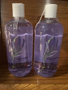 NEW~Crabtree & Evelyn LAVENDER Bath & Shower Gel 16.9 oz X 2 - Picture 1 of 2