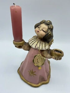 Thun Original Bolzano Italy Ceramic Candle Holder Bozner Angel Figurine w/Tag - Picture 1 of 12