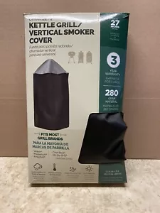 NEW~Universal 27 inch KETTLE GRILL~VERTICAL SMOKER~BARBECUE~BBQ COVER - Picture 1 of 5