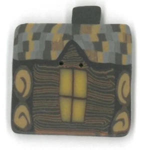 Log Cabin 4524 Buttons by Just Another Button Company - Picture 1 of 2