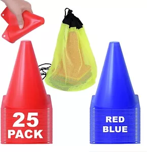 Cones for Sports Training, 7 Inches Tall & Visible, Durable and Easy to Handle S - Picture 1 of 5