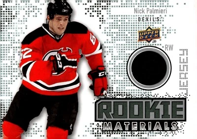 Nick Palmieri - 2010-11 Upper Deck Series 2 Rookie Materials Card #RM-NP - Image 1 of 2