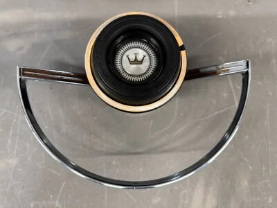 1967 Ford Galaxie 500 XL Fairlane LTD Horn Pad Button Steering Wheel Emblem Trim - Image 1 of 4