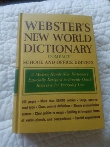 Dizionario Websters Nuovo Mondo 1967 Stampa-- Edizione Compatta Scuola E Ufficio - Foto 1 di 10