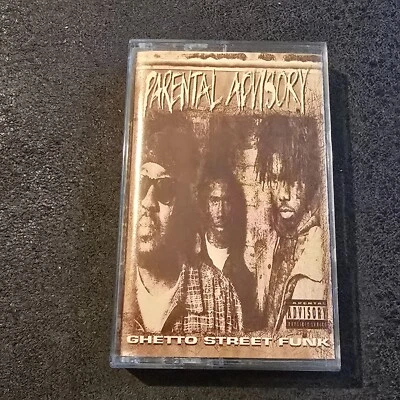 Parental Advisory Ghetto Street Funk Cassette 1993 MCA Promo Tape Hype Sticker - Bild 1 von 4