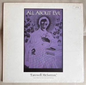 All About Eve - Farewell Mr. Sorrow Vinyl 12" Single with Poster EVEN B14 - Picture 1 of 5