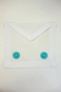 Fellowcraft Apron with Tie Belt - Picture 1 of 1