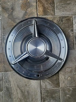 (1) Cubierta de rueda de tapacubos Pontiac Bonneville 1962 vintage de 14" usada OEM  Foto 1 de 4