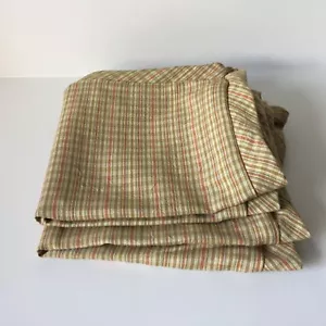 2 Copricuscini Lillian August Throw 19 pollici Striscia quadrata marrone con bordo increspato - Foto 1 di 10