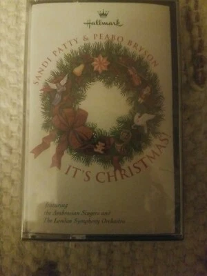 Hallmark Sandi Patty & Peabo Bryson It's Christmas Cassette Brand New  - Image 1 of 4