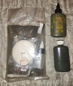 Military Issue Canvas Maintenance Shotgun Cleaning Kit w/ LSA Oil & Bore Cleaner - Picture 1 of 6