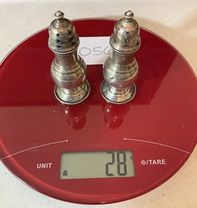 Sterling Silver Salt & Pepper Shakers - Picture 1 of 1