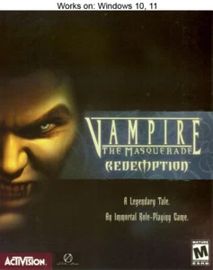 Vampire: The Masquerade Redemption PC Game Activision 2000 Windows 10 11 - Bild 1 von 2