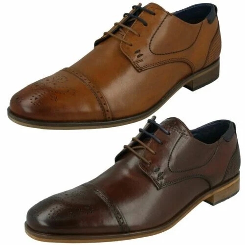 Hombre POD Formal Cordones Dar Cuerda Zapato Vermont - Imagen 1 de 1