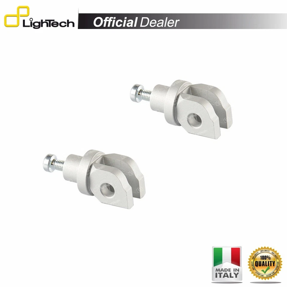 LIGHTECH COPPIA ADATTATORI PEDALINE PILOTA MV 800 Brutale Dragster 2014-2016 Foto 1 de 1