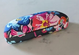 Vera Bradley Azul y Rosa Floral Clamshell Gafas Gafas de sol Estuche Rígido - Imagen 1 de 5