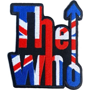 OFFICIAL LICENSED - THE WHO - UNION JACK CUTOUT SEW/IRON ON PATCH ROCK DALTREY - Bild 1 von 1