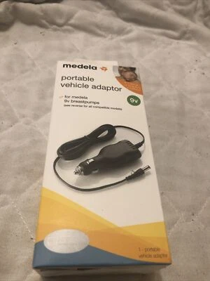 MEDELA - ADAPTADOR ENCENDEDOR VEHÍCULO 9 VOLTIOS. #67174. ¡NUEVO! Foto 1 de 3