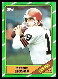 1986 Topps #187 Bernie Kosar Rookie Cleveland Browns CC083