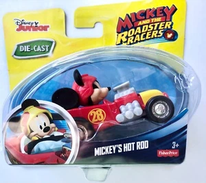 Disney Junior Mickey And The Roadster Racers Mickey's Hot Rod Druckguss Rennwagen - Bild 1 von 2