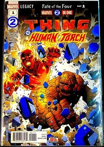 Thing Human Torch Marvel 2 in One No 1 Fast Burn Feb 2018 NM  - Bild 1 von 5
