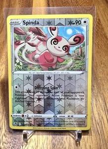 Spinda 141/195 Reverse Holo Silver Tempest Pokemon Card NM - Picture 1 of 2