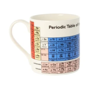 Coffee Mug Periodic Table Bone China McLaggan Scientist Gift 12 oz - Picture 1 of 3