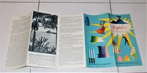 Brochure NAPLES ET SON GOLFE Napoli 1950 - depliant vintage turismo CIAVATTI - Picture 1 of 3