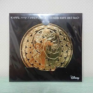 KINGDOM HEARTS 3 Sora Metal Book Marker SQUARE ENIX CAFE Medal coin Gift New - Picture 1 of 2