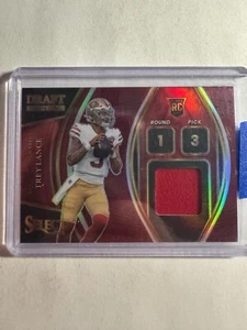 K178,896 - 2021 Select Draft Selections Jersey Prizm Red #3 Trey Lance - Picture 1 of 1