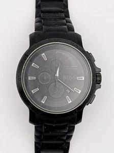 Hugo Boss Black Ion Plated Chronograph HB.76.1.34.2161. Box, Booklet & Stamp. - Picture 1 of 13