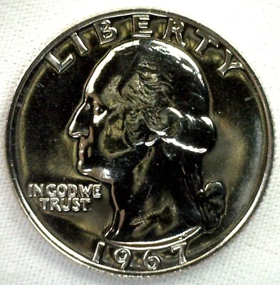 1967 Washington Quarter SMS Special Mint Set 25c Coin Twenty Five Cents - Image 1 of 2