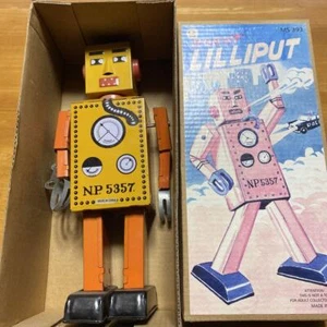 Tin Toy Robot LILIPUT W/BOX F/S FEDEX - Picture 1 of 2