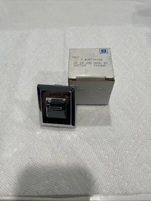 Nuevo interruptor de bloqueo de puerta eléctrico cromado GM 20734310 1978-87 El Camino 78-90 Chevrolet  Foto 1 de 4