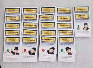 2015 Monopoly Ultimate Banking Board Game Replacement 22 Event Cards Parts - Picture 1 of 1