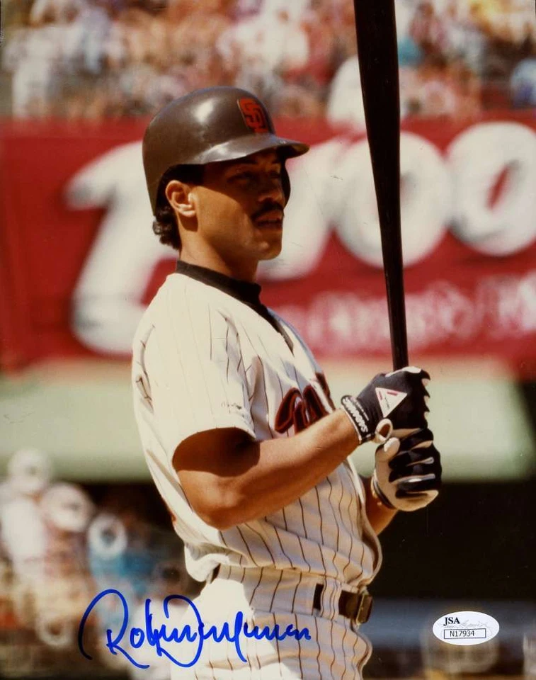 Roberto Alomar Jsa Cert 1/1 Original Image 8x10 Photo Authentic Autograph - Image 1 of 1