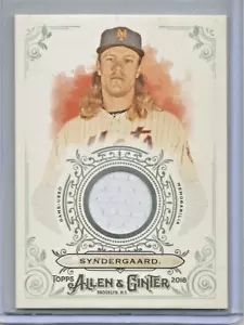Noah Syndergaard 2018 Topps Allen & Ginter Game Used Jersey - Picture 1 of 1