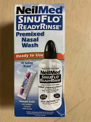 NeilMed SinuFlo Ready Rinse Premixed Nasal Wash Brand New Very Expires 3/2027 - Image 1 of 4
