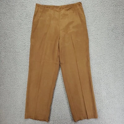 Pantalones deportivos Sigrid Olsen para mujer 12P Petite 30x29 marrón relajado mezcla Tencel Foto 1 de 4